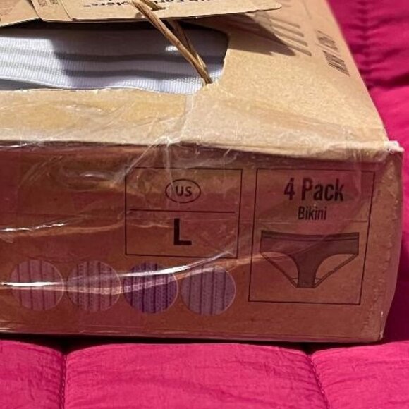 BRAND NEW ~ CRANE ~ 4 PACK ~ LADIES ECO BIKINI UNDERWEAR UNDIES ~ SIZE L / LARGE - Picture 10 of 16
